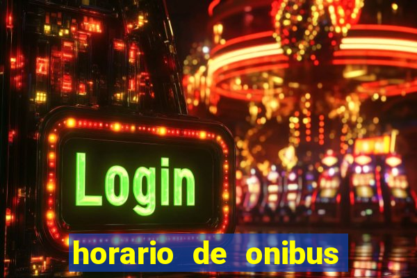 horario de onibus santos dumont x juiz de fora